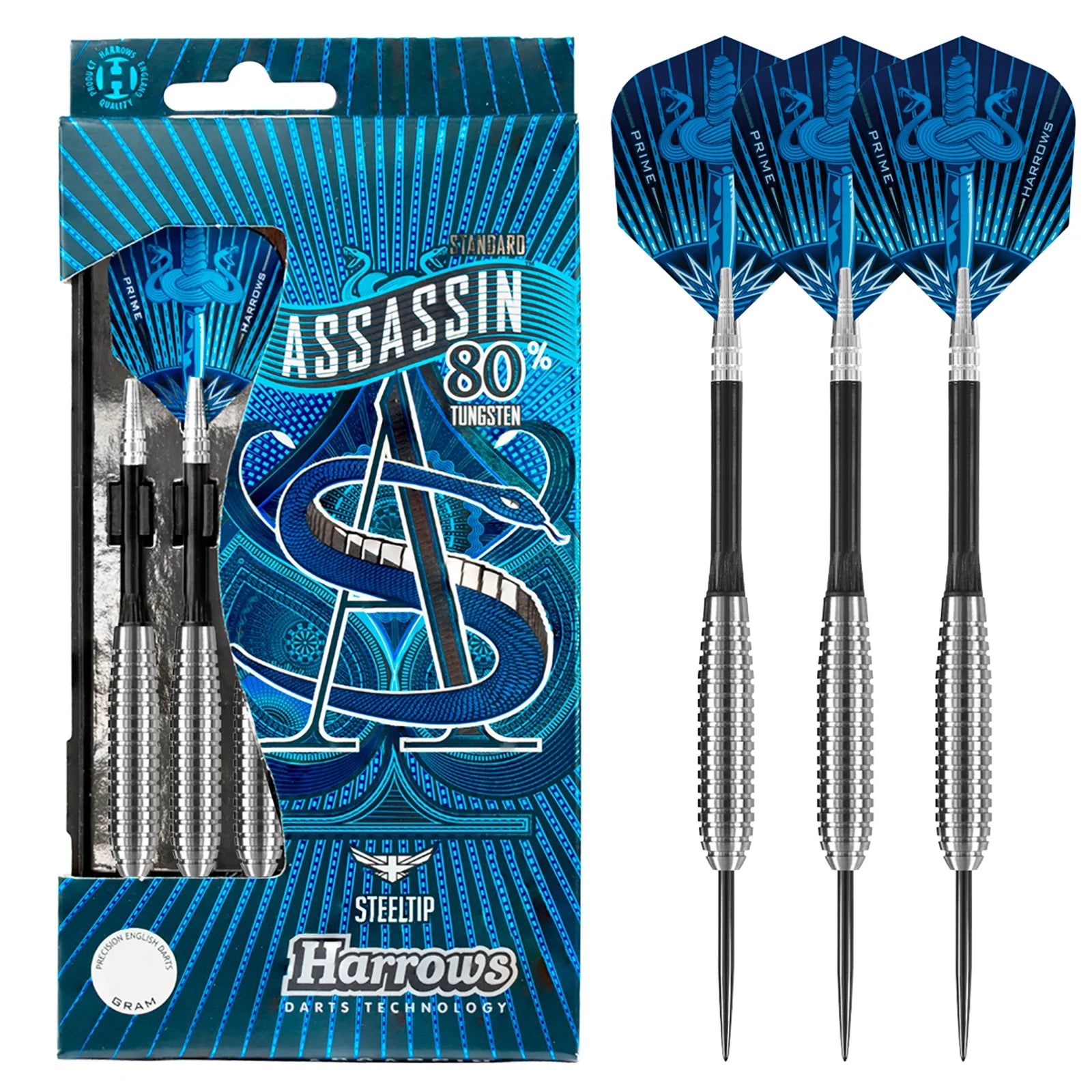 HARROWS ASSASSIN 80% 23GR DARTSTIKAT