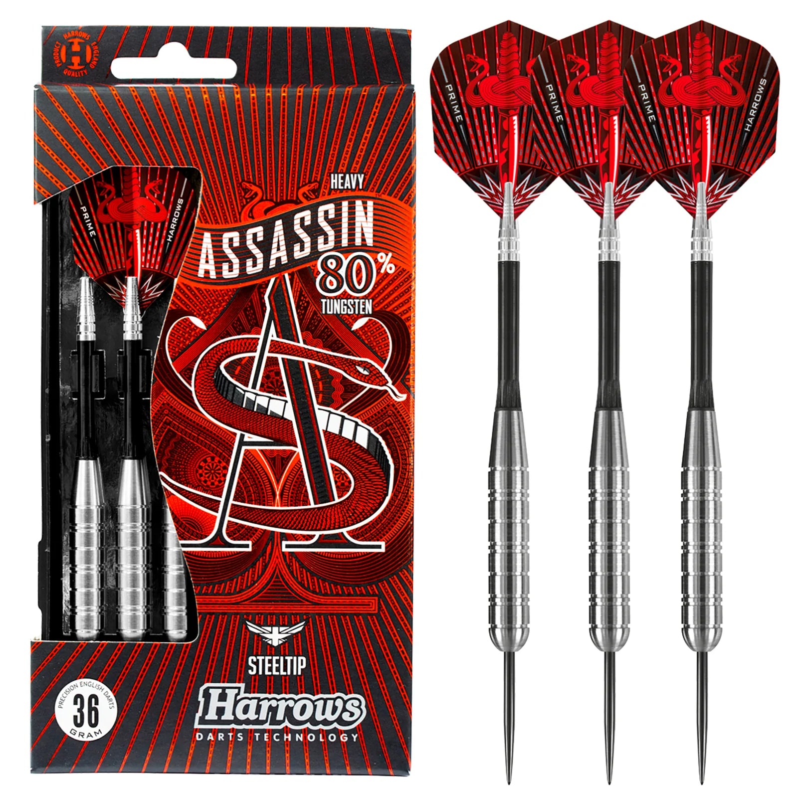 HARROWS ASSASSIN 80% 36GR DARTSTIKAT
