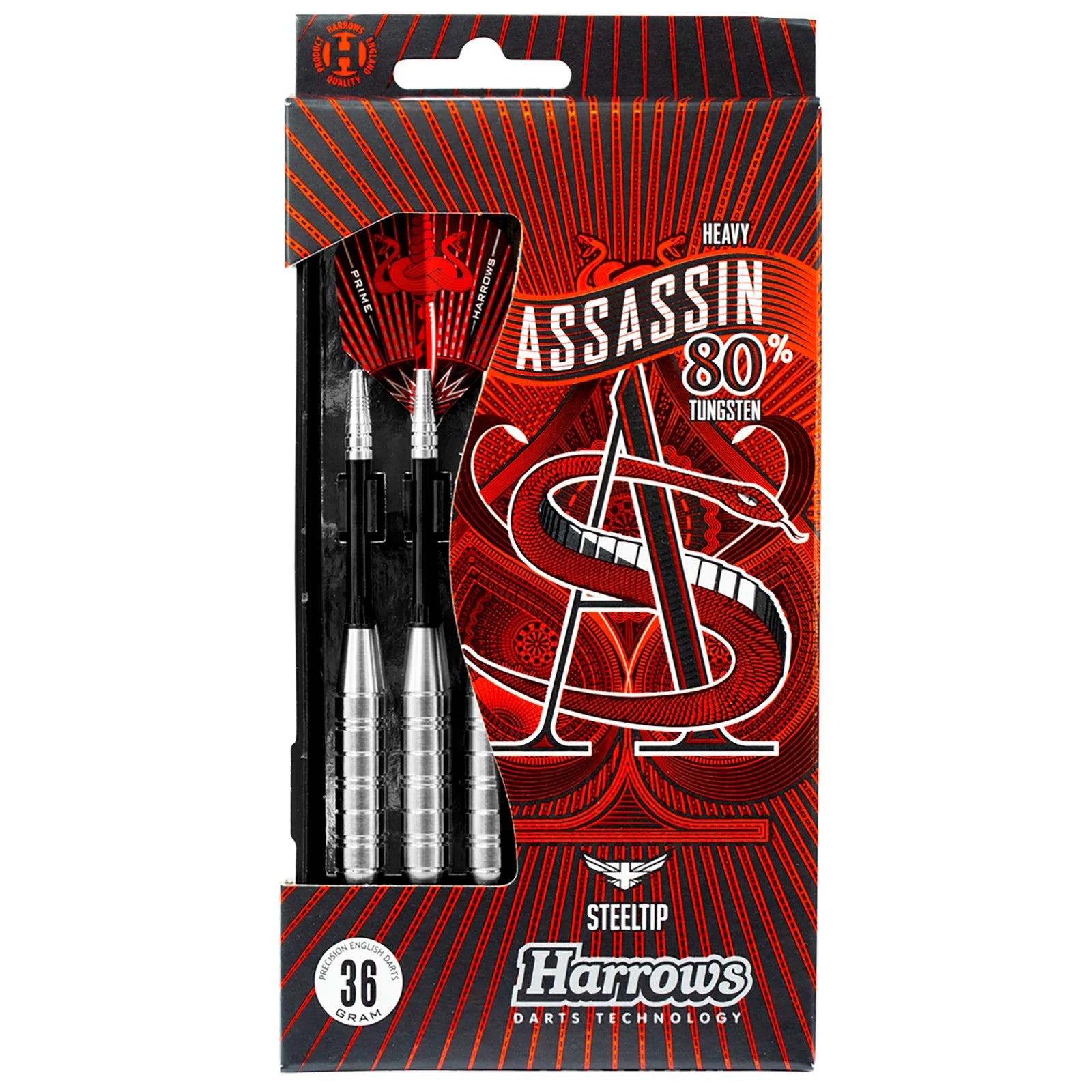 HARROWS ASSASSIN 80% 36GR DARTSTIKAT