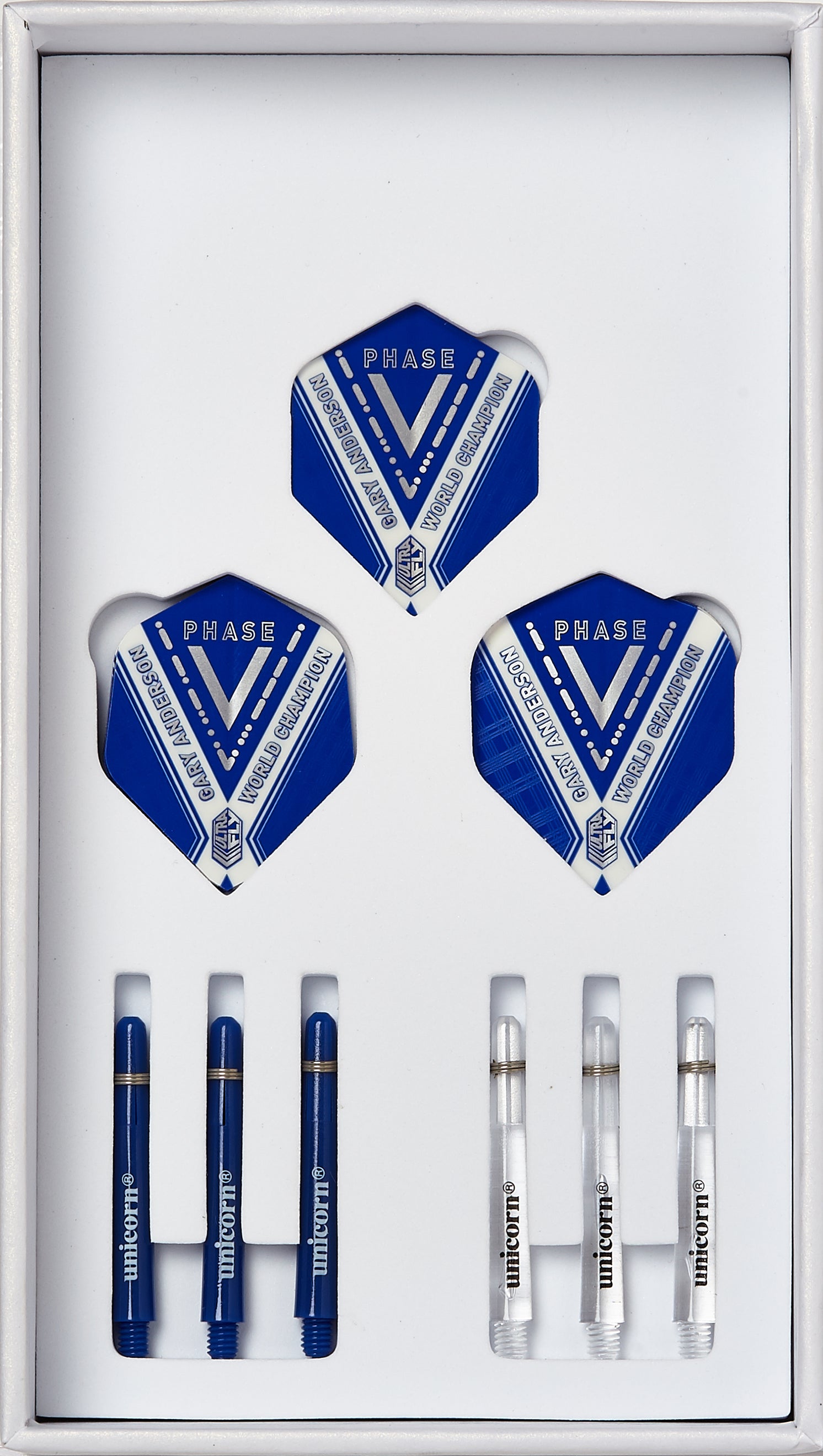 Unicorn World Champion Gary Anderson Phase 5 90% Tungsten dartstikat