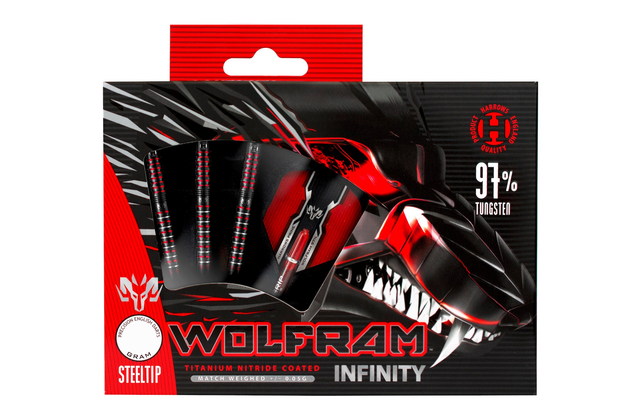 Harrows Wolfram Infinity 97% Tungsten dartstikat