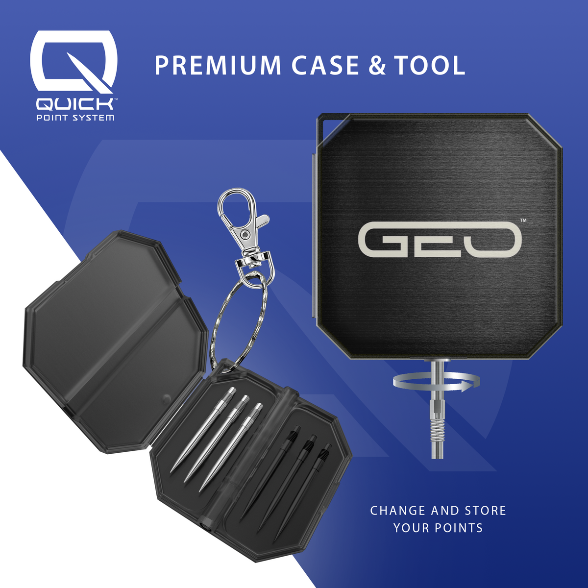 HARROWS GEO 02 90% QUICK POINT DARTSTIKAT