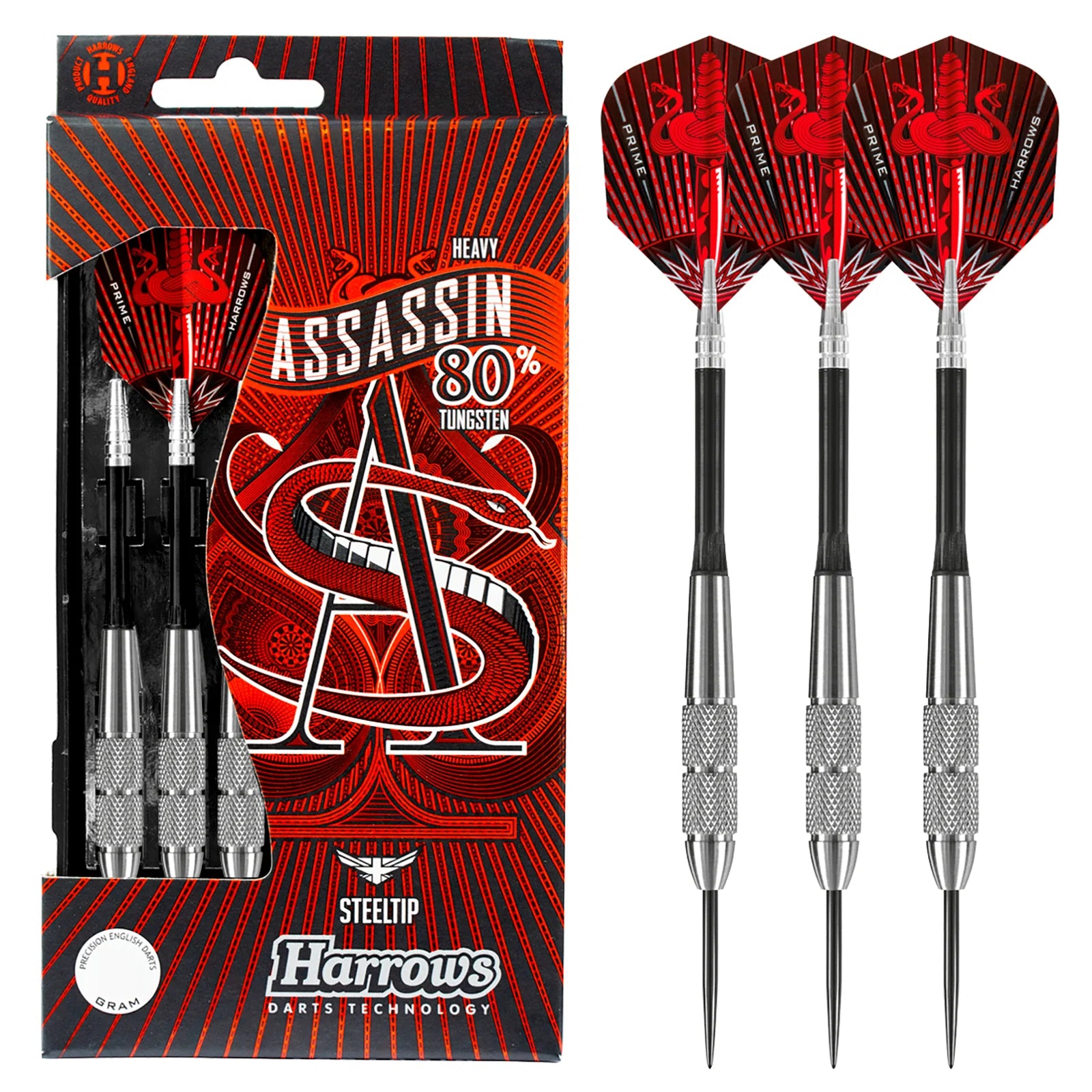 HARROWS ASSASSIN 80% 28GK DARTSTIKAT