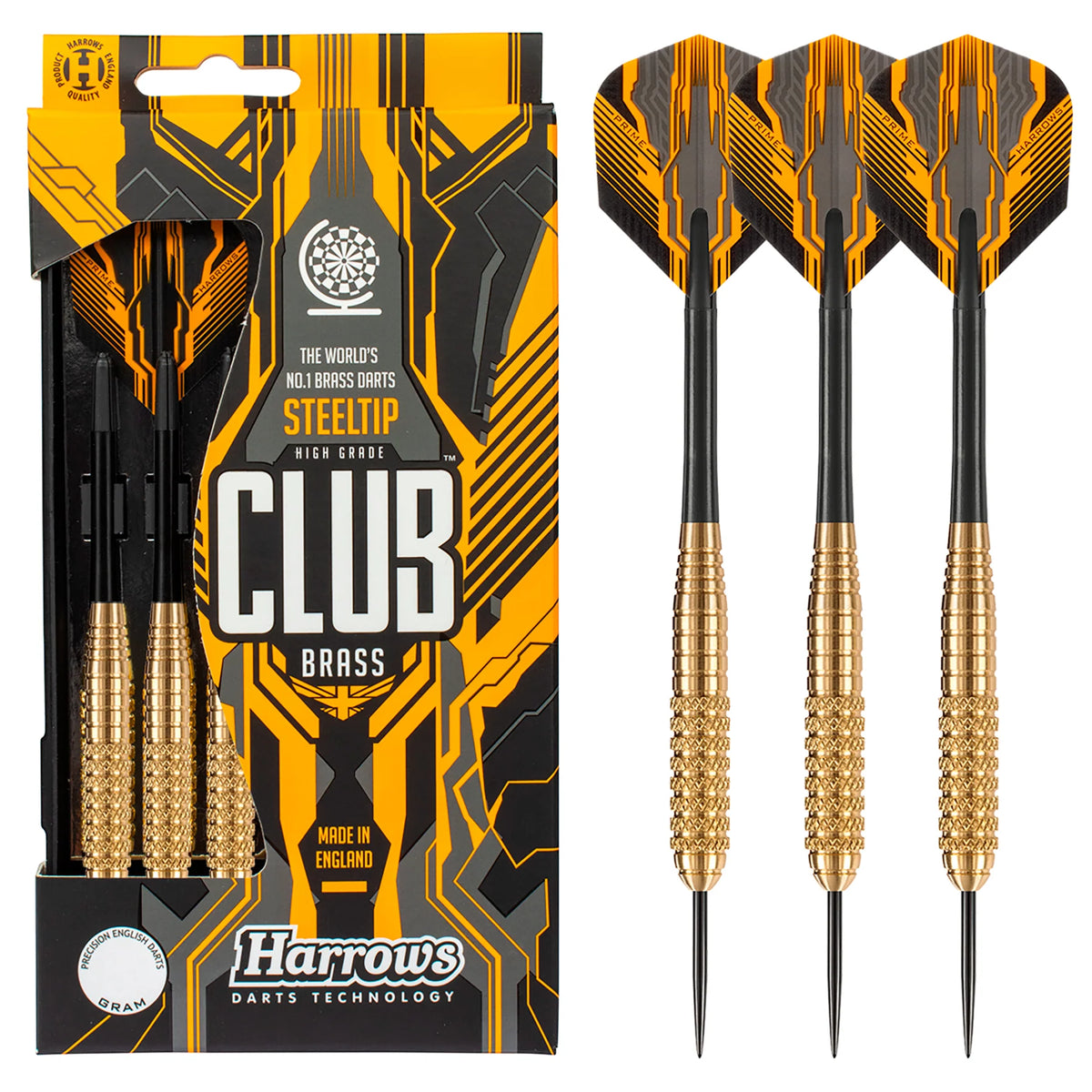 Harrows Club Brass 25gK dartstikat