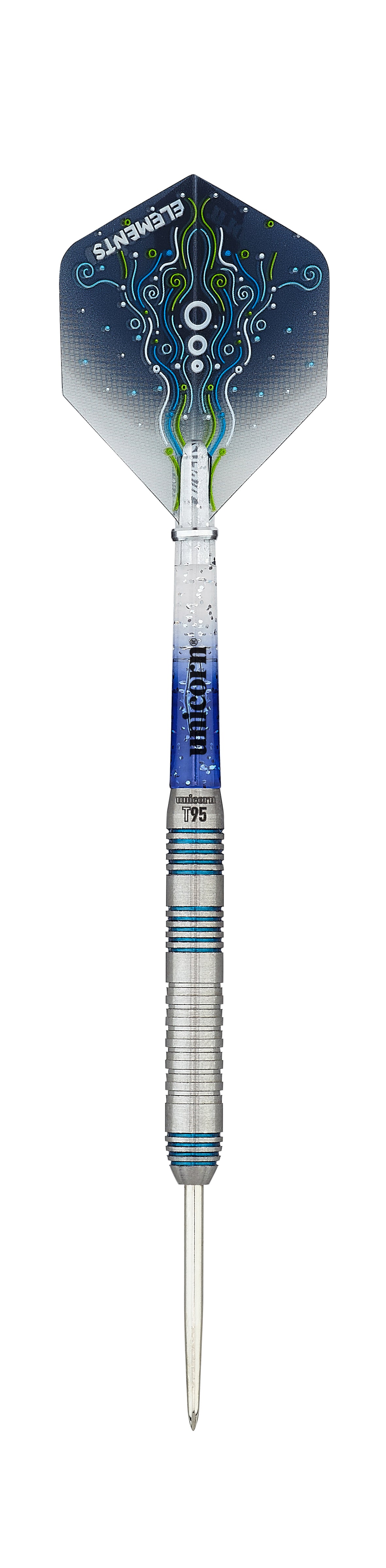 Unicorn T95 Core XL Blue Type 2 95% Tungsten dartstikat